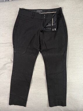 Banana Republic Black Cropped Slim Dress Pants